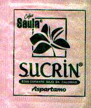 Sobres de edulcorantes de España de la marca de café SAULA. Sobres de edulcorantes de España de la marca de café SAULA.
