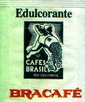 Sobres de edulcorantes de la marca de café BRACAFE. Sobres de edulcorantes de la marca de café BRACAFE.