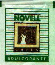 Sobres de edulcorantes de España de la marca de café NOVELL. Sobres de edulcorantes de España de la marca de café NOVELL.