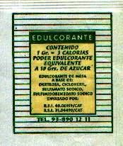 Sobres de edulcorantes de España de la marca de café NOVELL. Sobres de edulcorantes de España de la marca de café NOVELL.