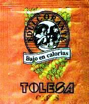 Sobres de edulcorantes de la marca de café TOLESA Sobres de edulcorantes de la marca de café TOLESA