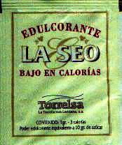 Sobres de edulcorantes de España de la marca de café TORRELSA LA SEO. Sobres de edulcorantes de España de la marca de café TORRELSA LA SEO.