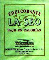 Sobres de edulcorantes de España de la marca de café TORRELSA LA SEO. Sobres de edulcorantes de España de la marca de café TORRELSA LA SEO.