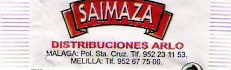 Sobres de edulcorantes de España de la marca de café SAIMAZA. Sobres de edulcorantes de España de la marca de café SAIMAZA.