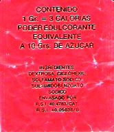 Sobres de edulcorantes de la marca de café BOU. Sobres de edulcorantes de la marca de café BOU.