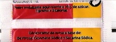 Sobres de edulcorantes de España de la marca de café SOL Y CREMA. Sobres de edulcorantes de España de la marca de café SOL Y CREMA.