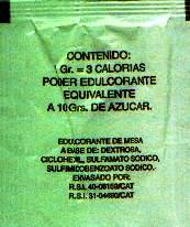 Sobres de edulcorantes de España de la marca de café UNIC. Sobres de edulcorantes de España de la marca de café UNIC.