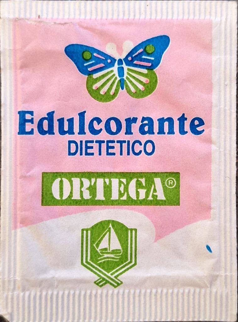 Sobres de edulcorantes de España de la marca de café ORTEGA. Sobres de edulcorantes de España de la marca de café ORTEGA.
