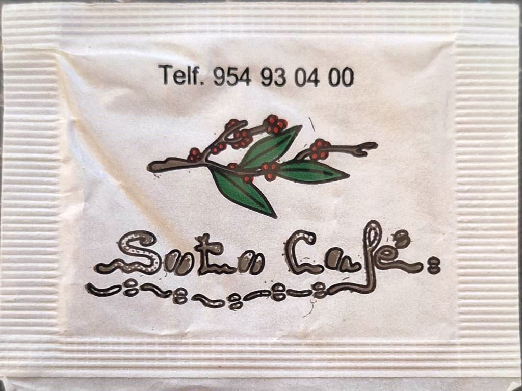 Sobres de edulcorantes de España de la marca de café SOTOCAFÉ. Sobres de edulcorantes de España de la marca de café SOTOCAFÉ.