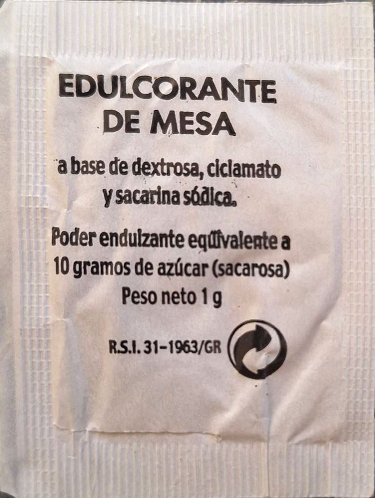 Sobres de edulcorantes de España de la marca de café SOTOCAFÉ. Sobres de edulcorantes de España de la marca de café SOTOCAFÉ.