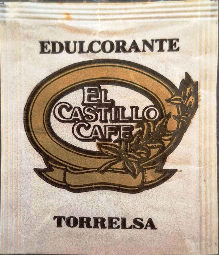 Sobres de edulcorantes de la marca de café TORRELSA Sobres de edulcorantes de la marca de café TORRELSA