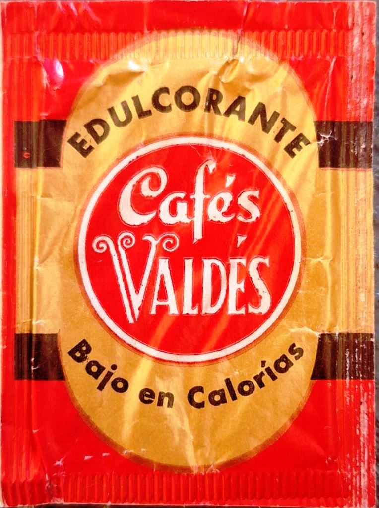Sobres de edulcorantes de la marca de café VALDÉS Sobres de edulcorantes de la marca de café VALDÉS