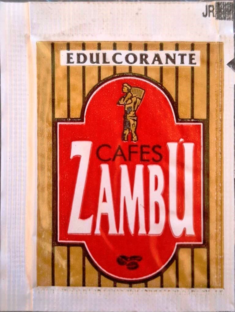 Sobres de edulcorantes de marcas de café. Sobres de edulcorantes de marcas de café.
