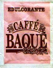 Sobres de edulcorantes de la marca de café BAQUE. Sobres de edulcorantes de la marca de café BAQUE.