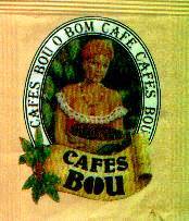 Sobres de edulcorantes de la marca de café BOU. Sobres de edulcorantes de la marca de café BOU.