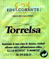 Sobres de edulcorantes de España de la marca de café TORRELSA. Sobres de edulcorantes de España de la marca de café TORRELSA.