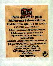 Sobres de edulcorantes de España de la marca de café MAMA SAME. Sobres de edulcorantes de España de la marca de café MAMA SAME.
