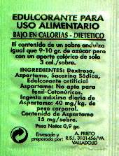 Sobres de edulcorantes de la marca de café 3JP. Sobres de edulcorantes de la marca de café 3JP.