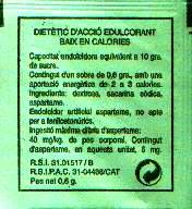 Sobres de edulcorantes de España de la marca de café ROURA. Sobres de edulcorantes de España de la marca de café ROURA.