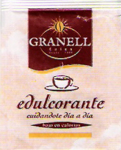 Sobres de edulcorantes de la marca de café GRANELL. Sobres de edulcorantes de la marca de café GRANELL.