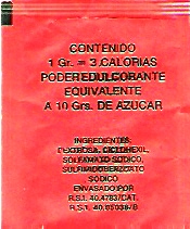 Sobres de edulcorantes de España de la marca de café TUPINAMBA. Sobres de edulcorantes de España de la marca de café TUPINAMBA.