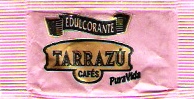 Sobres de edulcorantes de España de la marca de café TARRAZÚ. Sobres de edulcorantes de España de la marca de café TARRAZÚ.