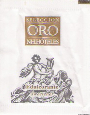 Sobres de edulcorantes de hoteles. Sobres de edulcorantes de hoteles.