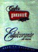 Sobres de edulcorantes de España de la marca de café PONT. Sobres de edulcorantes de España de la marca de café PONT.