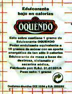 Sobres de edulcorantes de España de la marca de café OQUENDO. Sobres de edulcorantes de España de la marca de café OQUENDO.