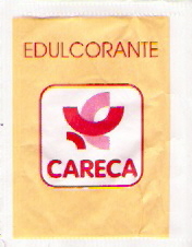 Sobres de edulcorantes de la marca de café CARECA. Sobres de edulcorantes de la marca de café CARECA.