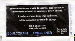 Sobres de edulcorantes de España de la marca de café ROVI. Sobres de edulcorantes de España de la marca de café ROVI.