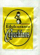 Sobres de edulcorantes de la marca de café CAPUCHINOS. Sobres de edulcorantes de la marca de café CAPUCHINOS.