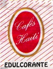 Sobres de edulcorantes de marcas de café. Sobres de edulcorantes de marcas de café.