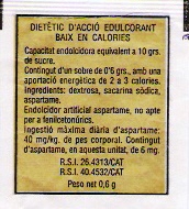 Sobres de edulcorantes de España de la marca de café ROURA. Sobres de edulcorantes de España de la marca de café ROURA.