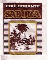 Sobres de edulcorantes de España de la marca de café SABORA. Sobres de edulcorantes de España de la marca de café SABORA.