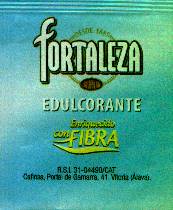 Sobres de edulcorantes de la marca de café FORTALEZA. Sobres de edulcorantes de la marca de café FORTALEZA.