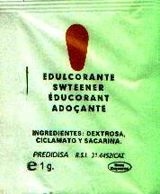 Sobres de edulcorantes de España de la marca de café TEMPLO. Sobres de edulcorantes de España de la marca de café TEMPLO.