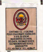 Sobres de edulcorantes de la marca de café GRANELL. Sobres de edulcorantes de la marca de café GRANELL.