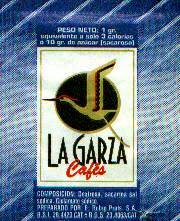 Sobres de edulcorantes de España de la marca de café LA GARZA. Sobres de edulcorantes de España de la marca de café LA GARZA.