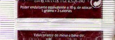 Sobres de edulcorantes de España de la marca de café SOL Y CREMA. Sobres de edulcorantes de España de la marca de café SOL Y CREMA.