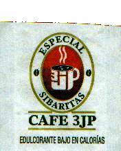 Sobres de edulcorantes de la marca de café 3JP. Sobres de edulcorantes de la marca de café 3JP.
