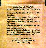 Sobres de edulcorantes de España de la marca de café TARRAZÚ. Sobres de edulcorantes de España de la marca de café TARRAZÚ.