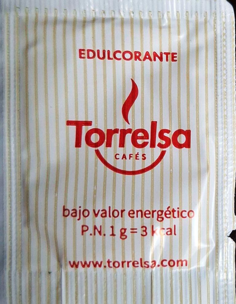 Sobres de edulcorantes de España de la marca de café TORRELSA. Sobres de edulcorantes de España de la marca de café TORRELSA.