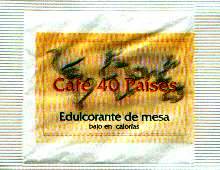 Sobres de edulcorantes de la marca de café 40 paises. Sobres de edulcorantes de la marca de café 40 paises.