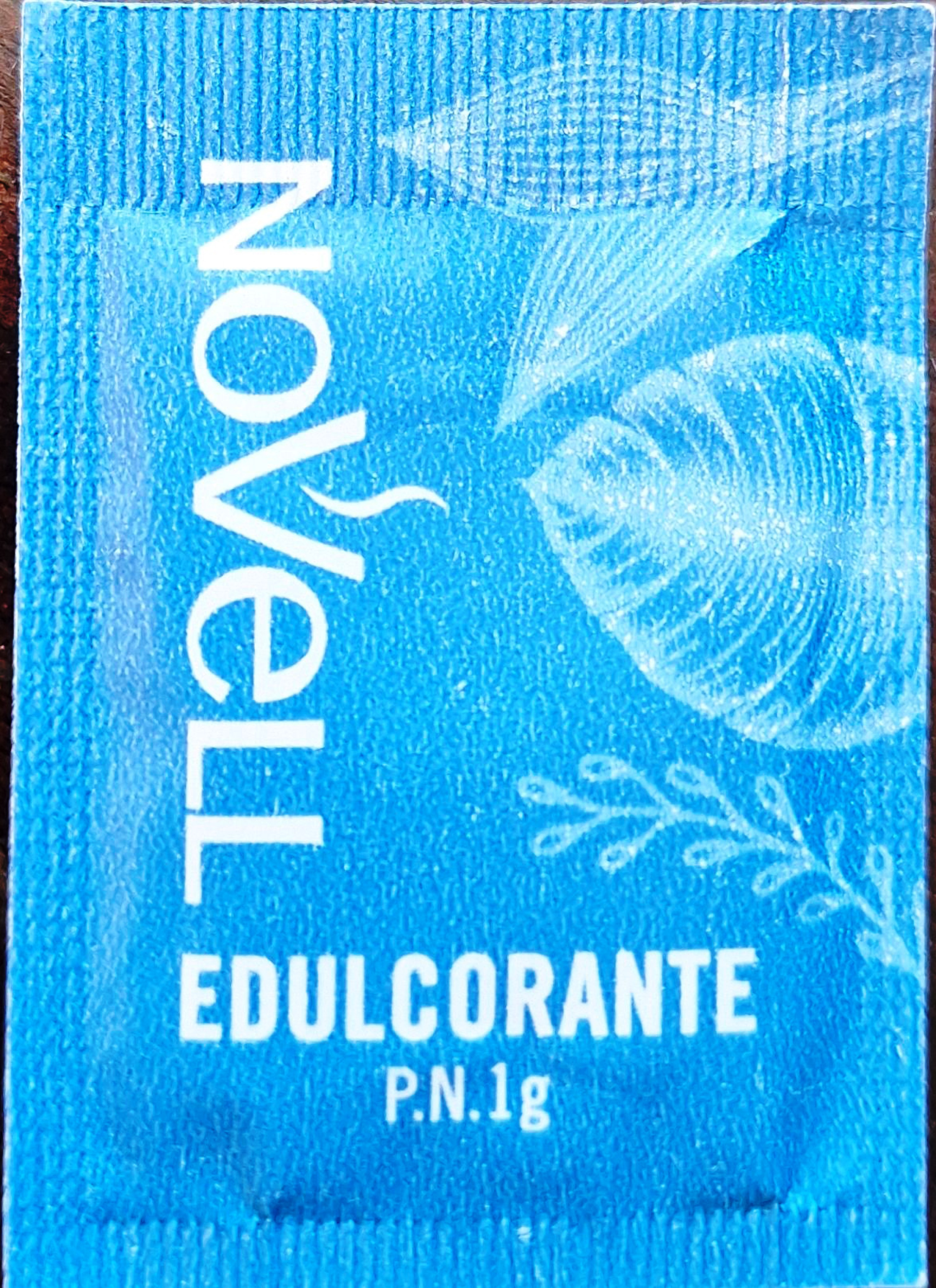 Sobres de edulcorantes de España de la marca de café NOVELL. Sobres de edulcorantes de España de la marca de café NOVELL.