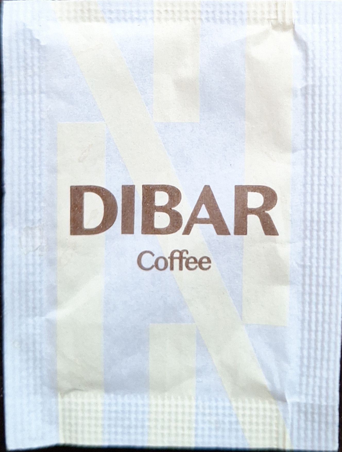 Sobres de edulcorantes de la marca de café DERN. Sobres de edulcorantes de la marca de café DERN.