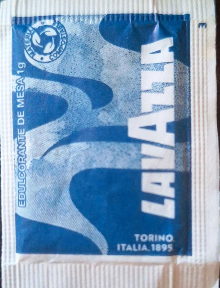 Sobres de edulcorantes de España de la marca de café LAVAZZA. Sobres de edulcorantes de España de la marca de café LAVAZZA.