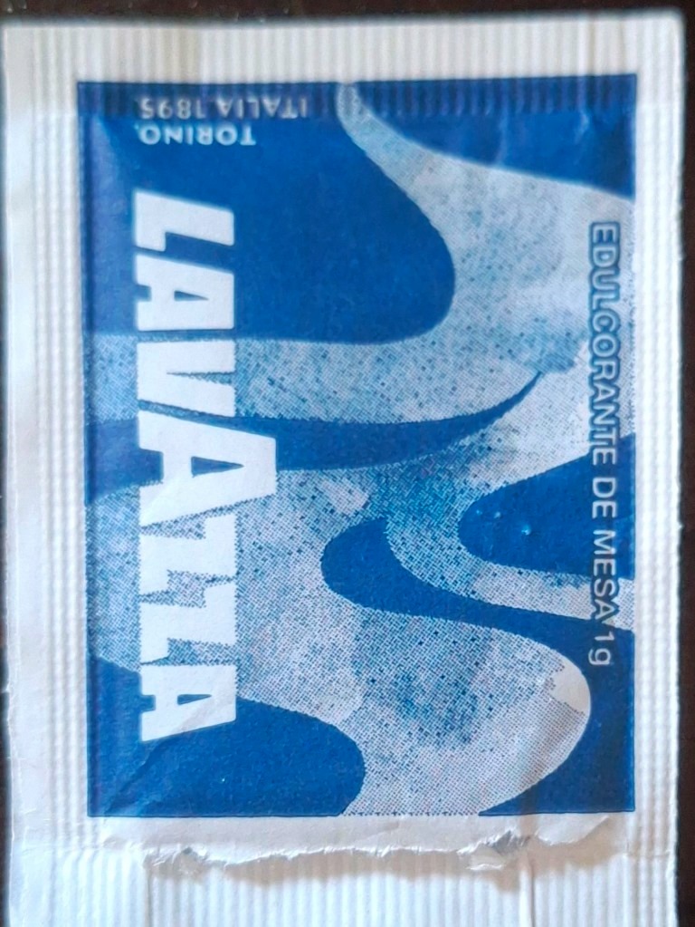 Sobres de edulcorantes de España de la marca de café LAVAZZA. Sobres de edulcorantes de España de la marca de café LAVAZZA.