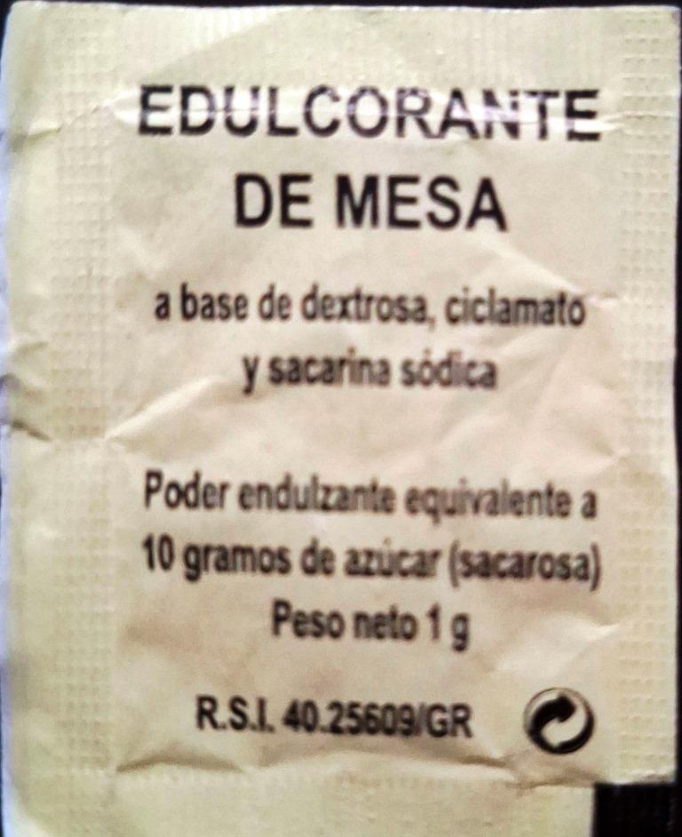 Sobres de edulcorantes de la marca de café GRANELL. Sobres de edulcorantes de la marca de café GRANELL.