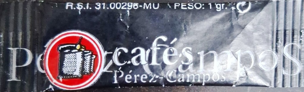 Sobres de edulcorantes de la marca de café PEREZ CAMPOS. Sobres de edulcorantes de la marca de café PEREZ CAMPOS.